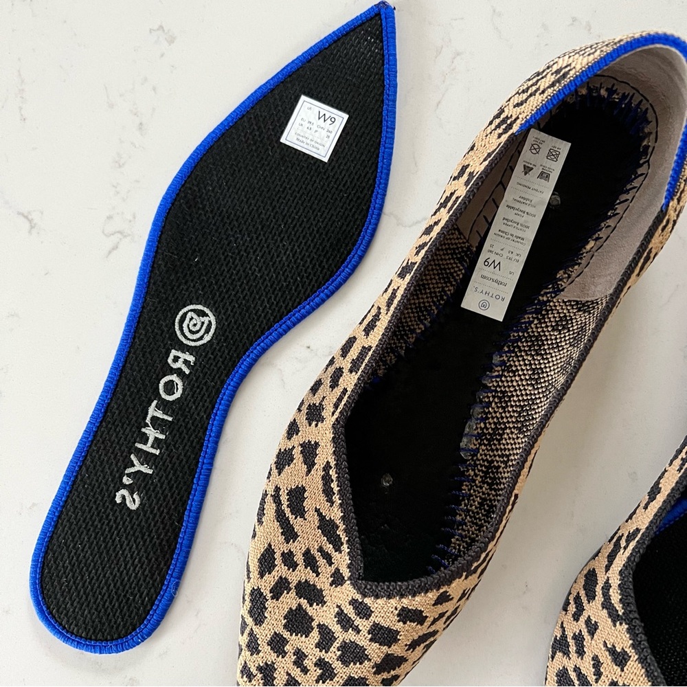 Leopard Print Pointed-Toe Rothy’s - Picture 5 of 5